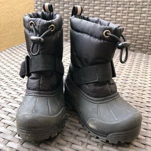 Northside Little Boys Snow Boots Black Size 7.  Worn once, great condition